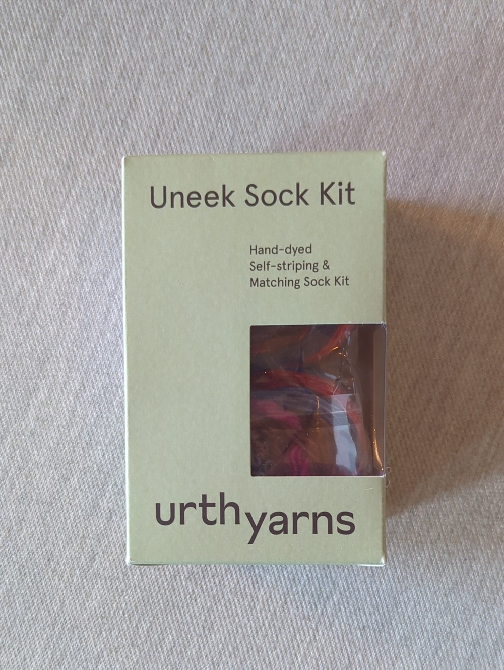 Uneek Sock Kit - Multicolor Hand-Dyed Sock Yarn